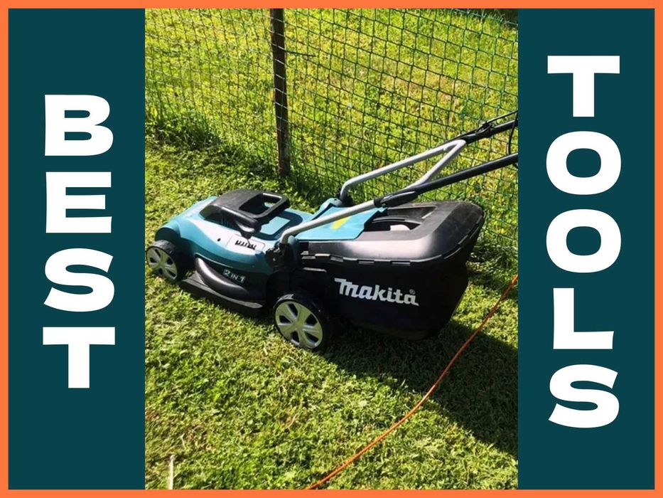 Оригинал Электрическая газонокосилка Makita ELM4120. Гарантия бор