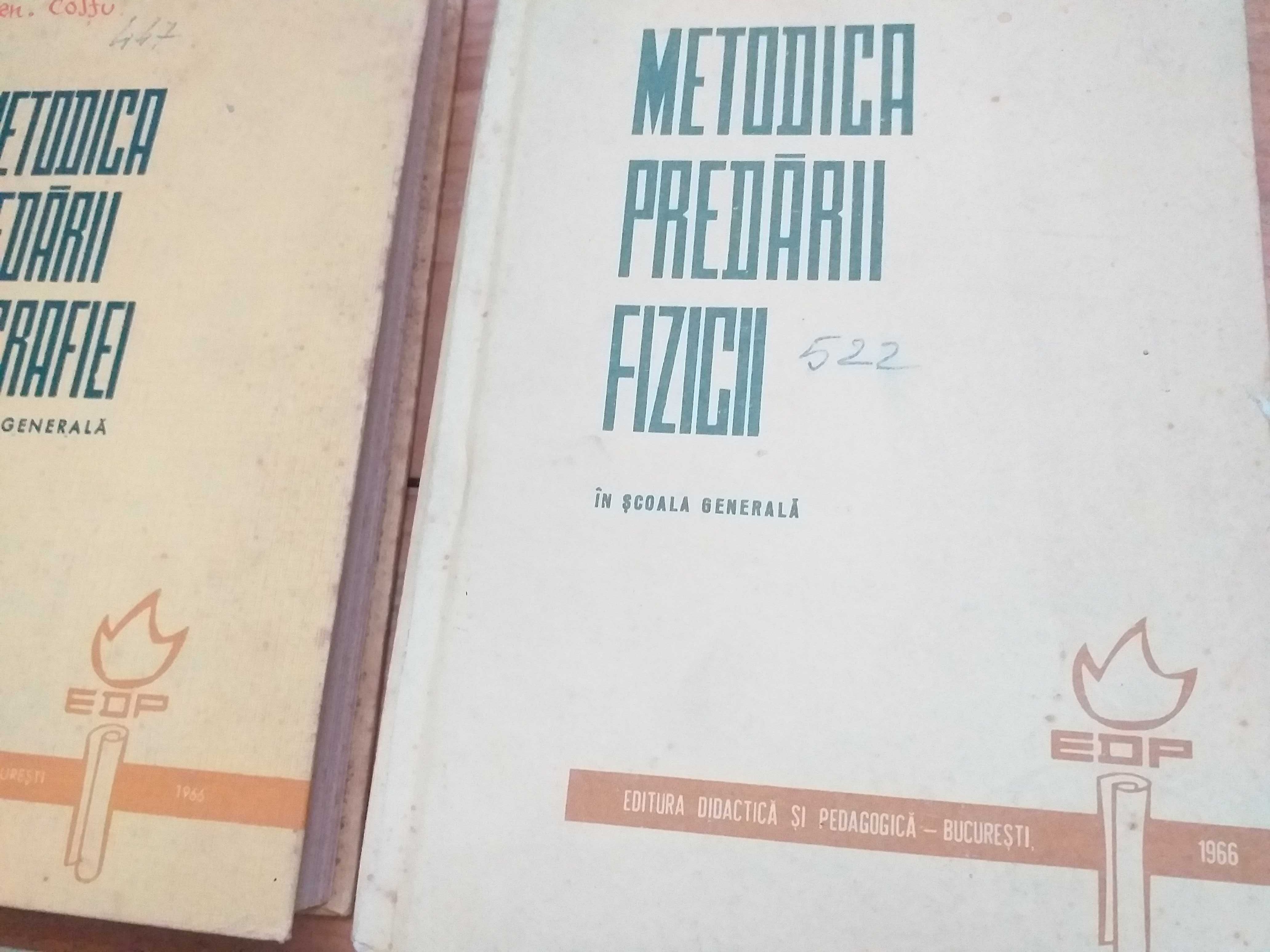 Carti Metodica Scolara, f vechi,anii 1960,colectie/Didactica