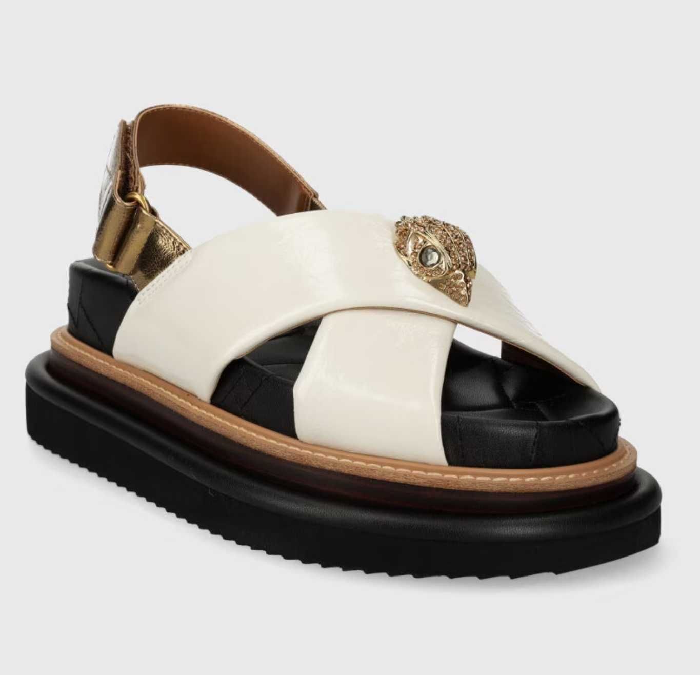 Кожени сандали Kurt Geiger London Orson Cross Strap Sandal
 платформа