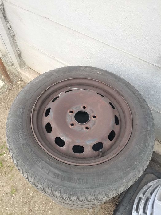 Vând jante tabla 15"- 5x108  Ford Focus 2