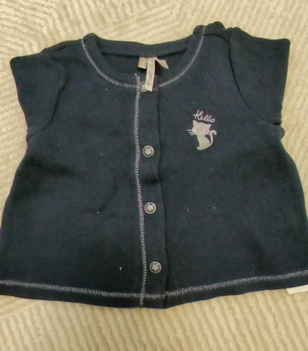 Lot 4  pulovere + bluza vatuita - mas 68