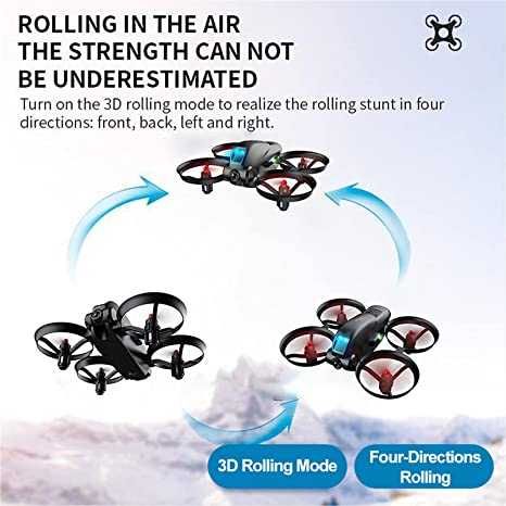 Промоция страхотен малък дрон FPV KF615 с 3 батерии и чанта