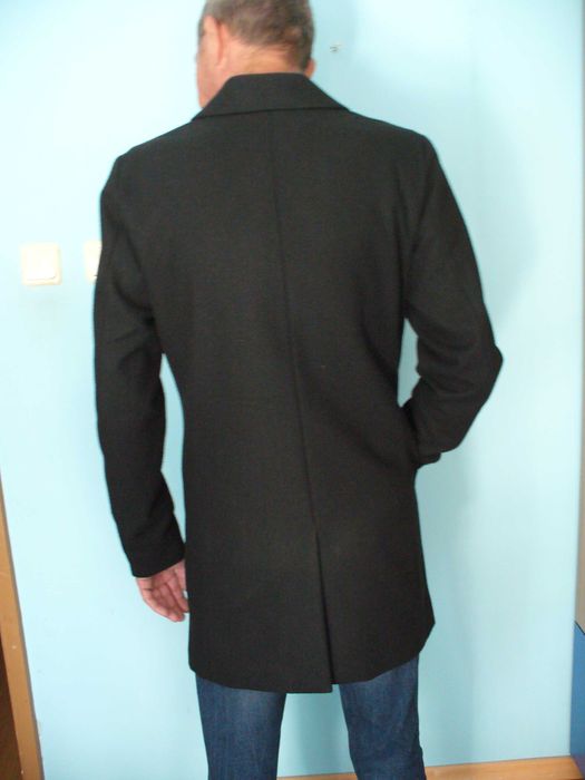Преходно мъжко палто-JACK & JONES в черно