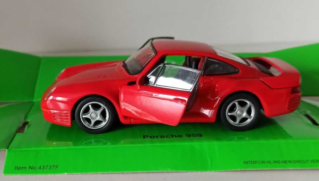 Macheta Porsche 959 rosu - Welly 1/36