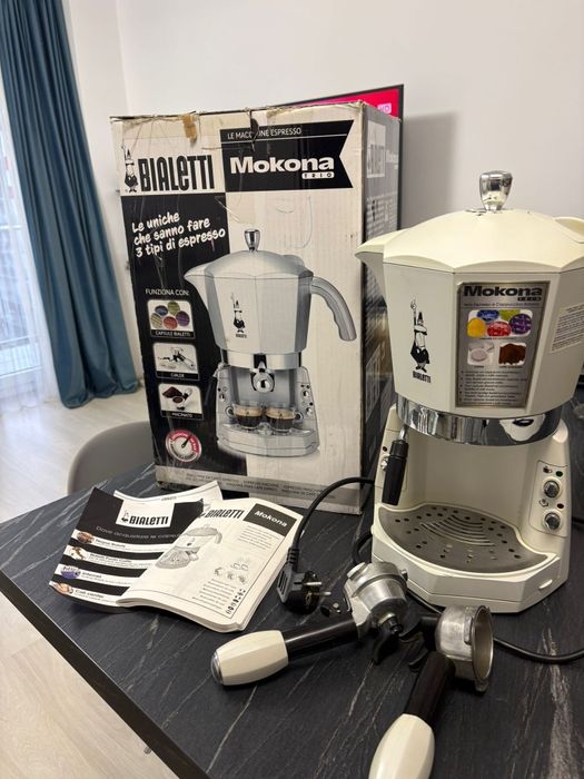 Espressor Bialetti Mokona Trio – model vintage, multifuncțional