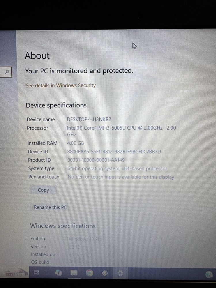 Laptop asus x540L i3