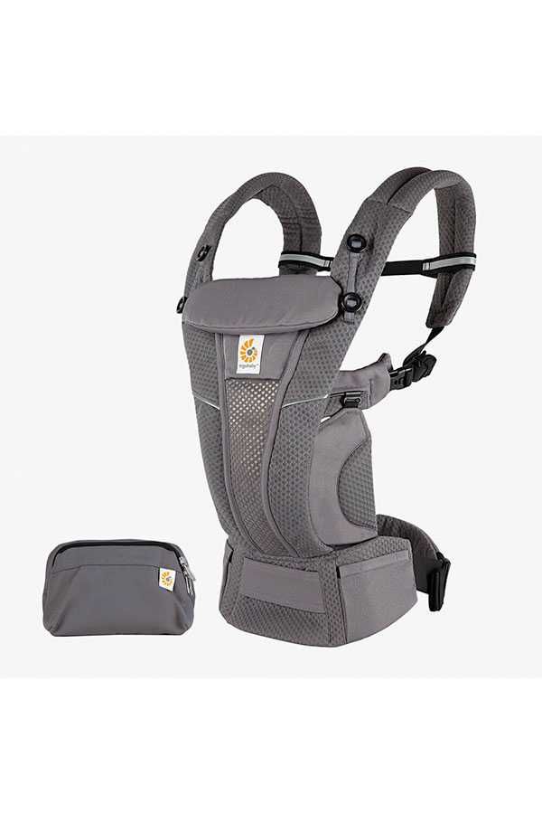 Ергономична раница Ergobaby Omni Breeze Graphite Grey с мрежест панел