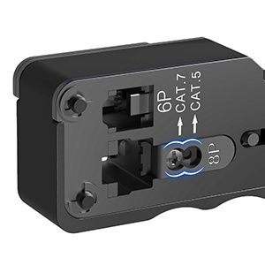 Професионални кримпващи клещи за RJ45 мрежови конектори, Cat 7, Cat 6A