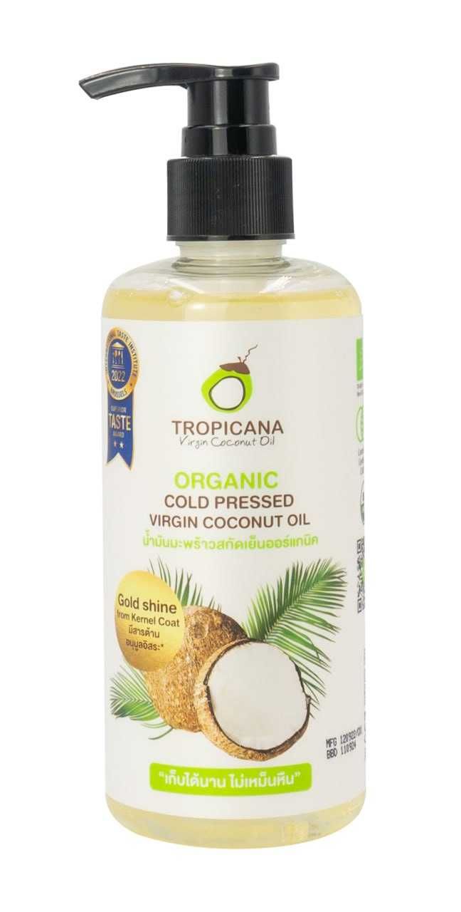 Кокосовое масло первого холодного отжима Tropicana 250ml