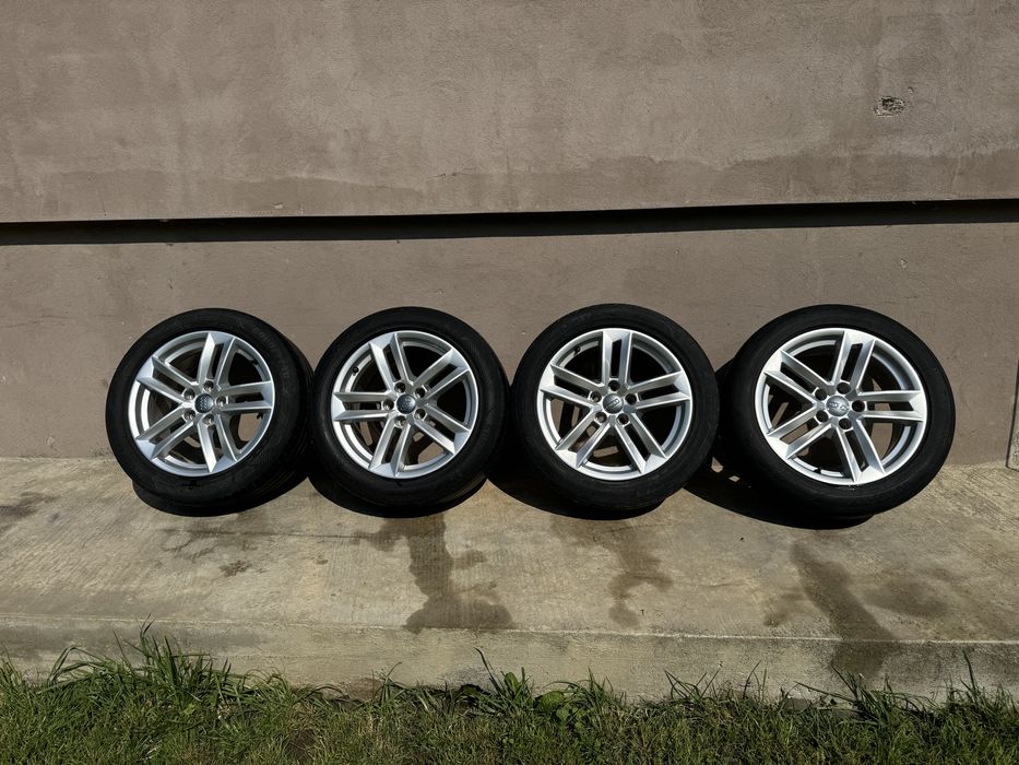 Jante aliaj originle Audi,anvelope 225 50 17