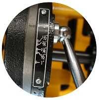 ПРОМО 38% Машина за тръбни резби - до 3 цола CIMEX PTM3