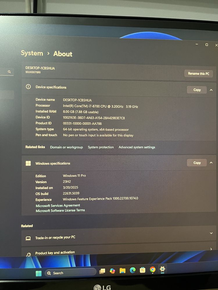 Vand pc Lenovo Legion
