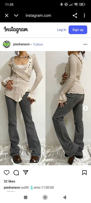 Pulover deosebit mâneci bufante Grifflin Paris mărimea S-M