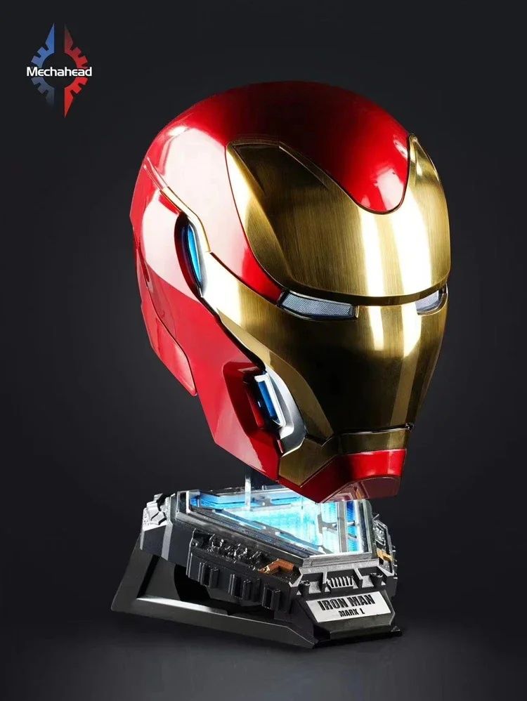 Masca lui Iron man MK 50 motorizat electric, deschidere cu voce, nou