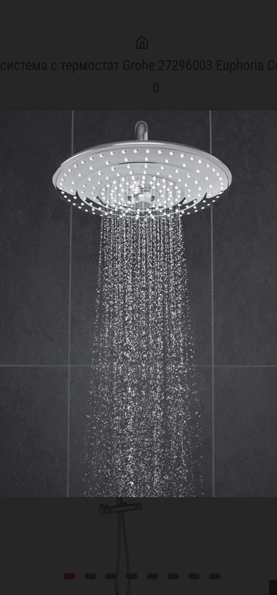 Душ GROHE с термостат