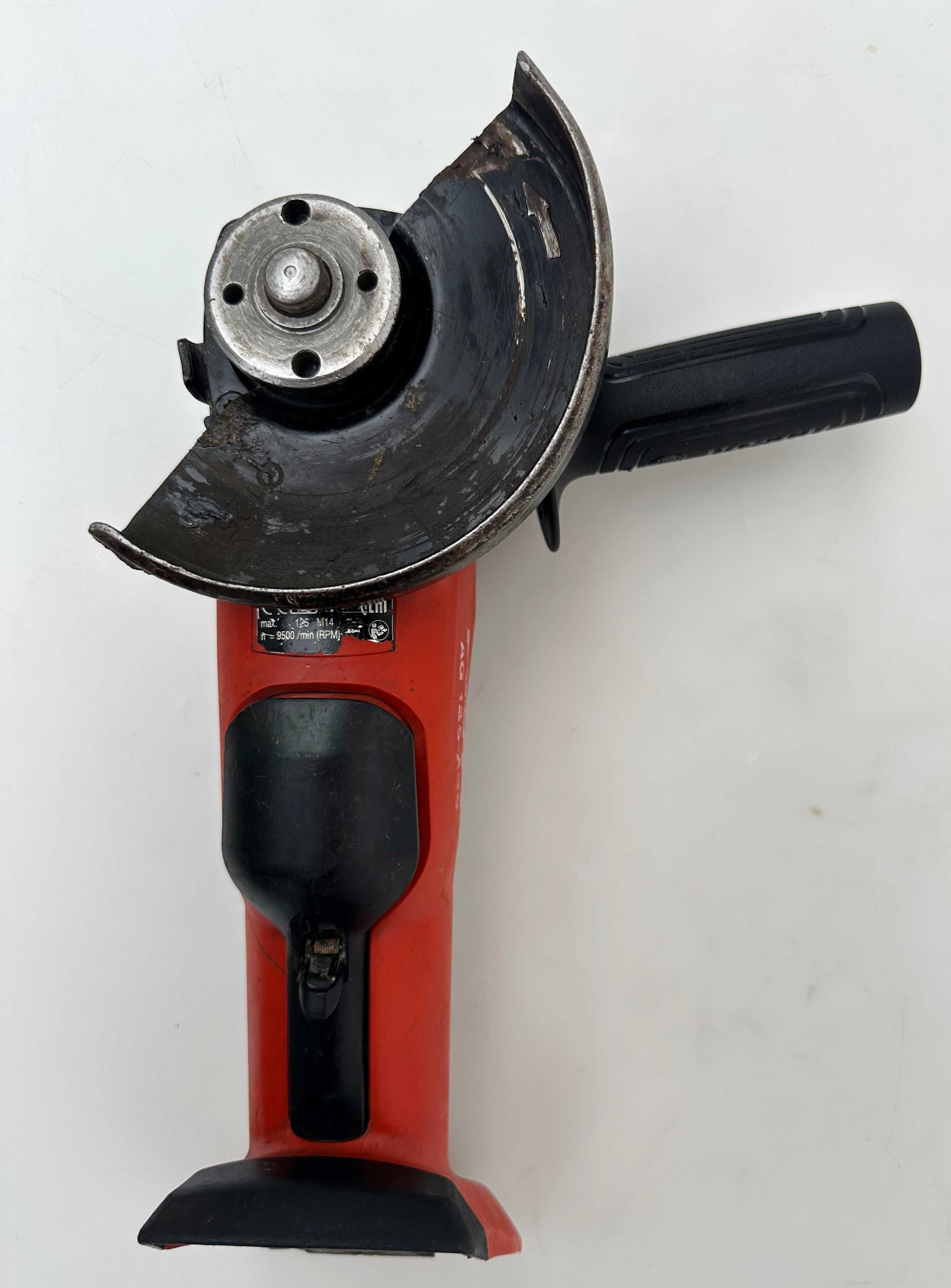 HiLTi AG 125-A22 - Безчетков акумулаторен ъглошлайф 22V