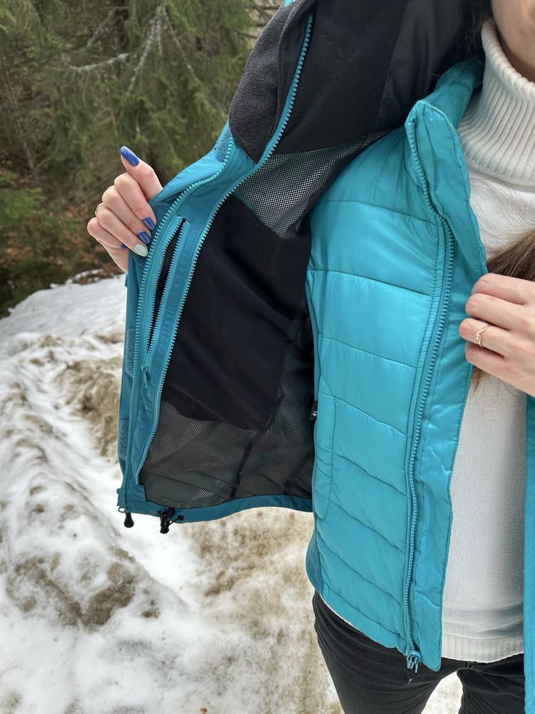 Зимно дамско оригинално 3в1 яке Jack Wolfskin