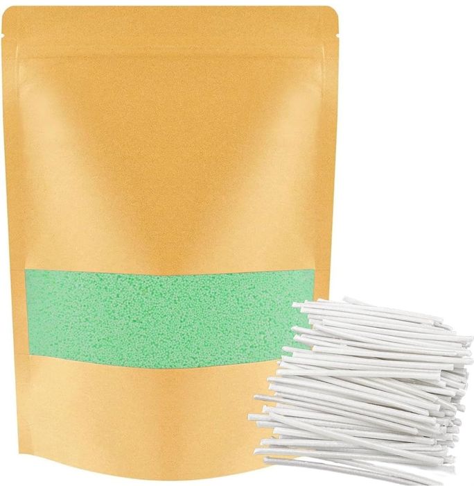 ALLAVA Candle Sand with Wick - 1kg with 50pcs 5cm Wicks