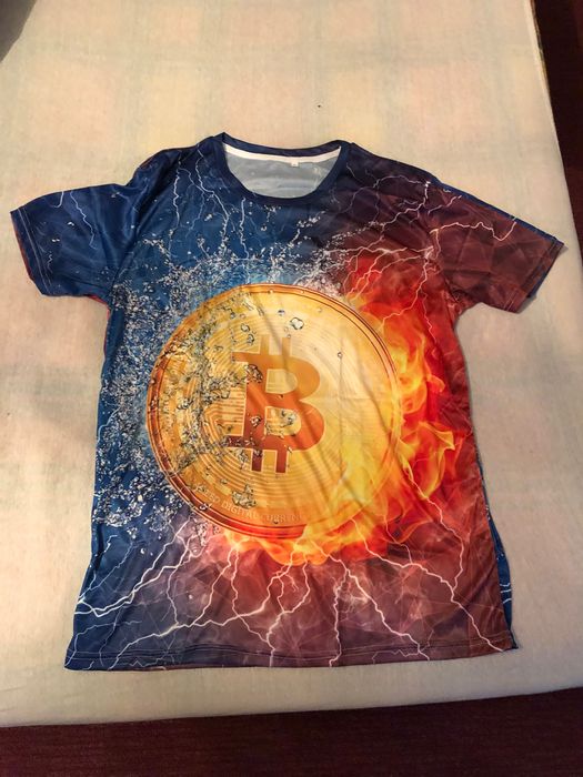 Тениска блуза крипто биткойн bitcoin btc