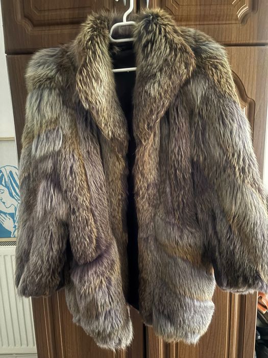 Haina de blană naturala mărimea L-XXL