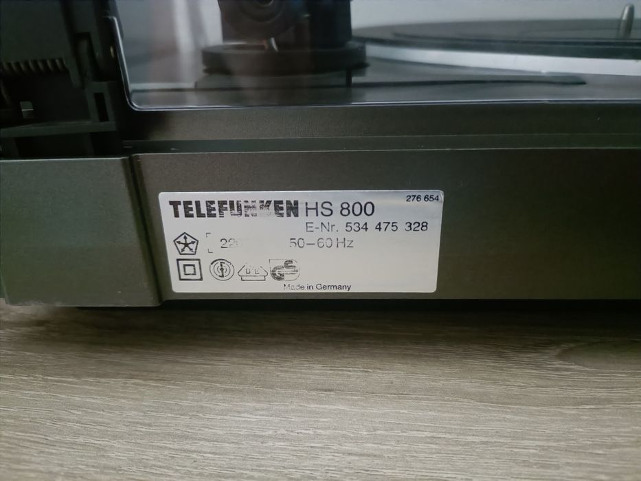 Telefunken HS 800 pick up, pickup, turnable, vinyl, made in Germany