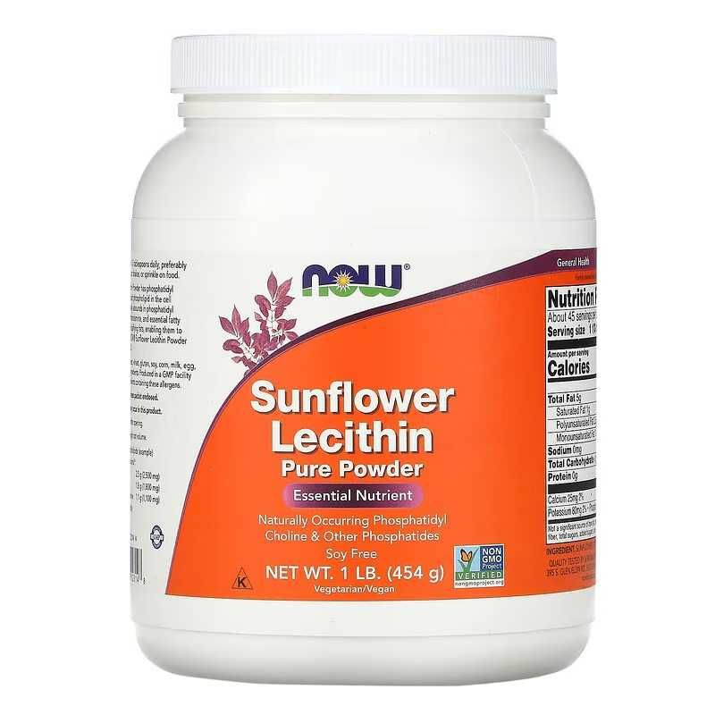 NOW Foods Sunflower Lecithin Подсолнечный лецитин