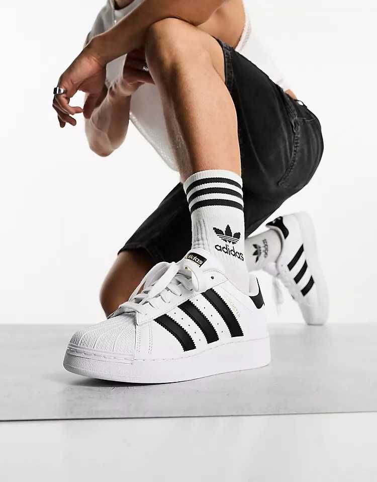 Adidas Originals Superstar XLG Sneakers Чисто нови с фактура размер 42