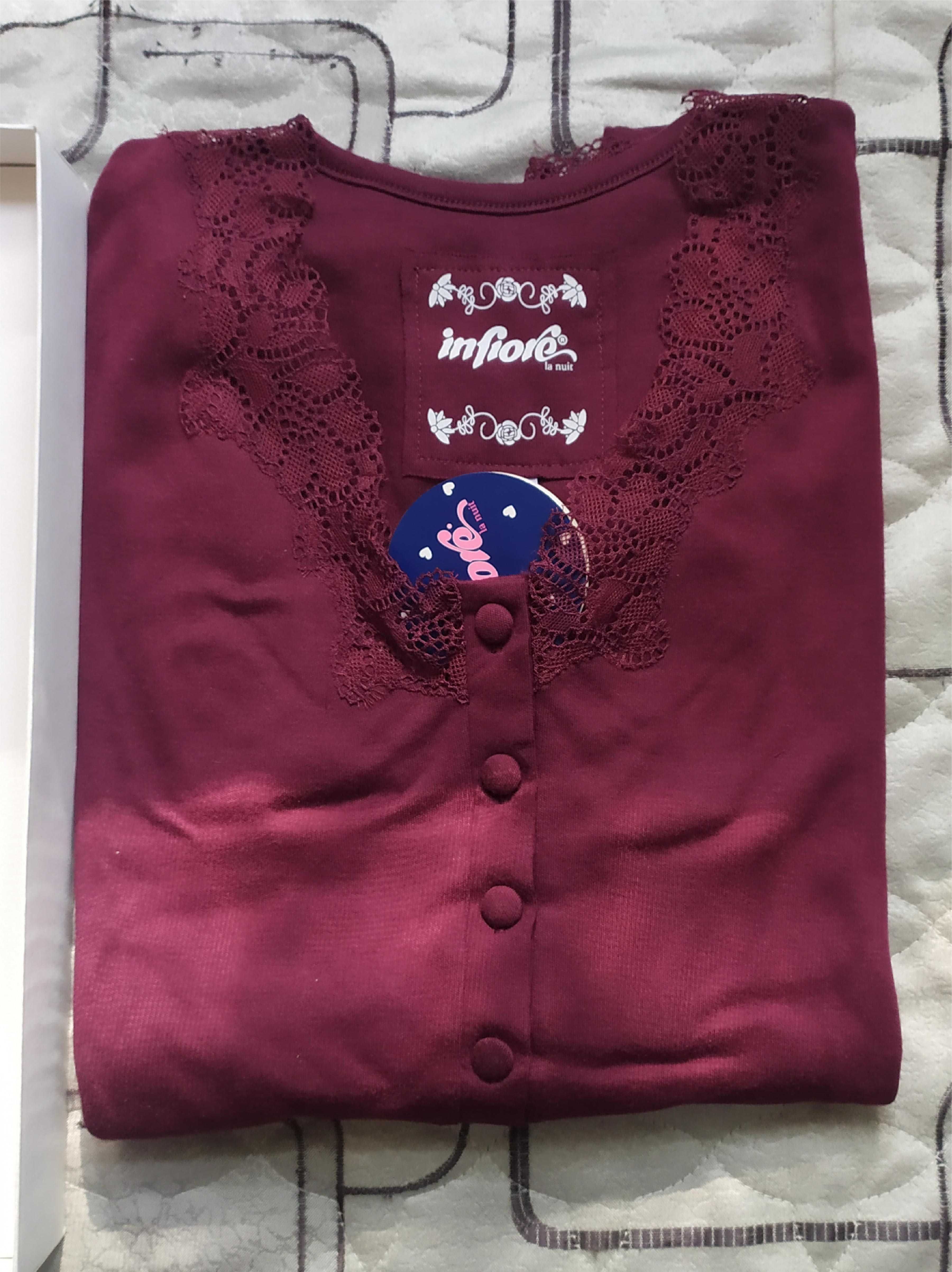 Нови италиански пижами "INFIORE la nuit" от 2 части с дантела -2 броя
