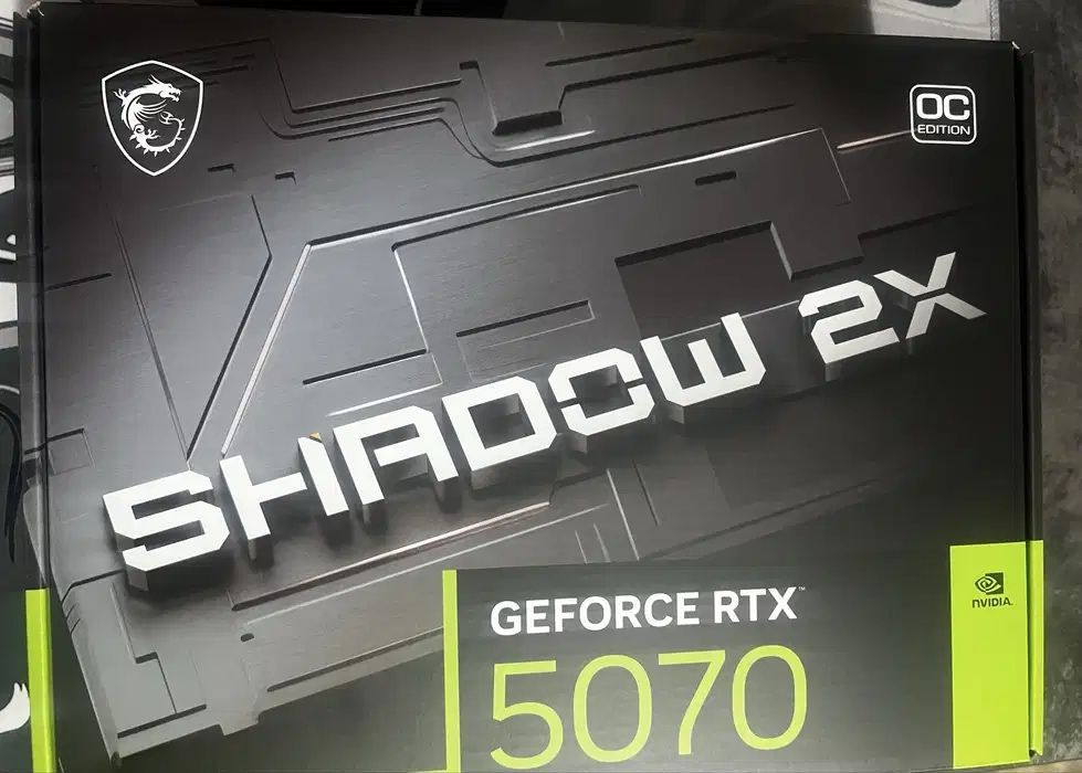 MSI RTX 5070 Shadow 2x