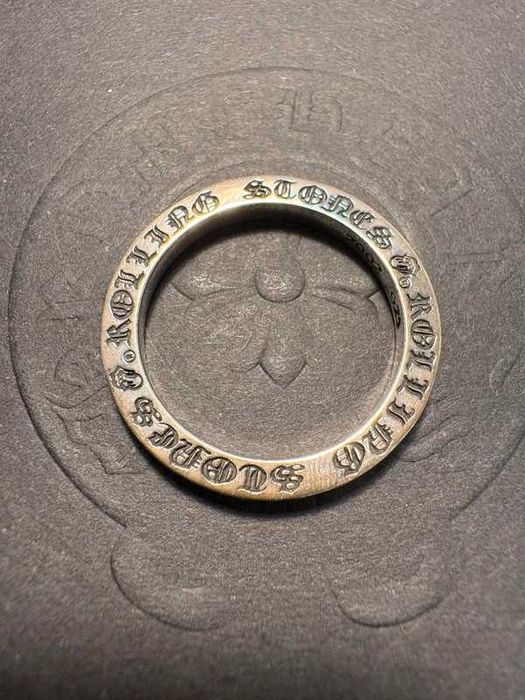 Chrome Hearts Rolling Stones Tounge “Bitch” 2002 Silver Spacer Ring