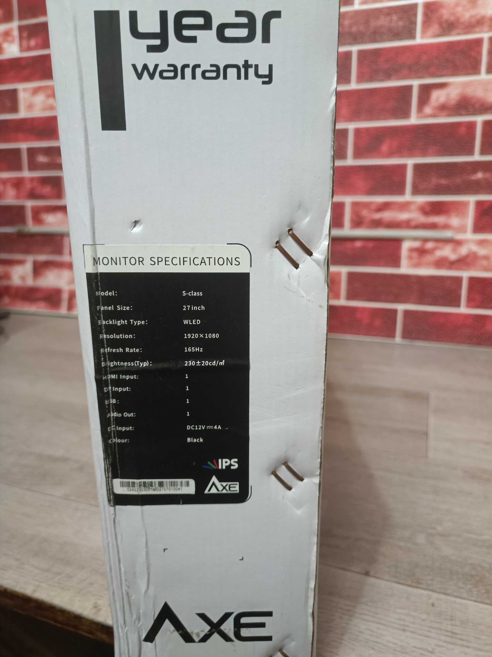 Axe S-Class Gaming IPS 27" 165Hz