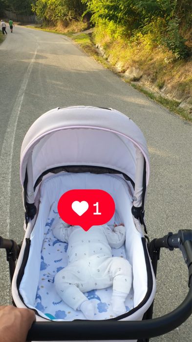 Carucior Krausman roz 3 in 1