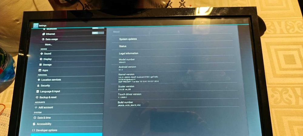 Monitor ViewSonic VSD221 Ecran inteligent Android rapid de 22