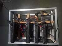 Mining Rig - 10X GTX Geforce 1070 8 GB GDDR5, 4X SAPPHIRE RX580 8 GB