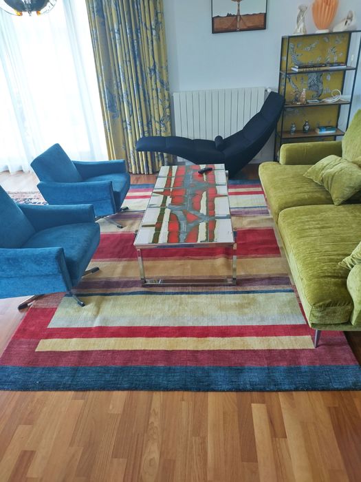 covor modern, lana naturala, designer UK, 2x3 m, aproape nou