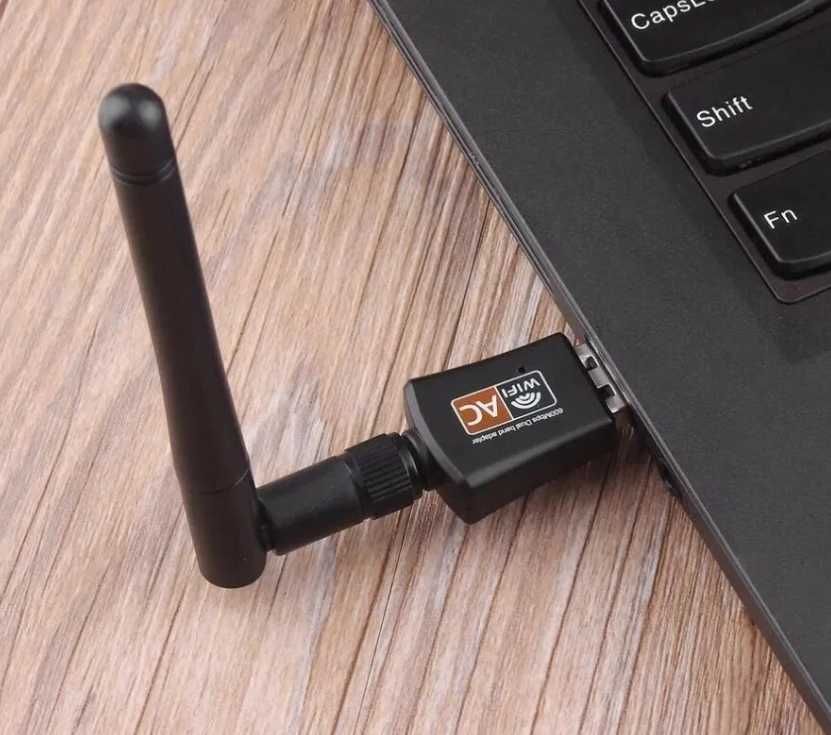 Беспроводной USB адаптер WiFi 600Mbps 2.4GHz + 5GHz