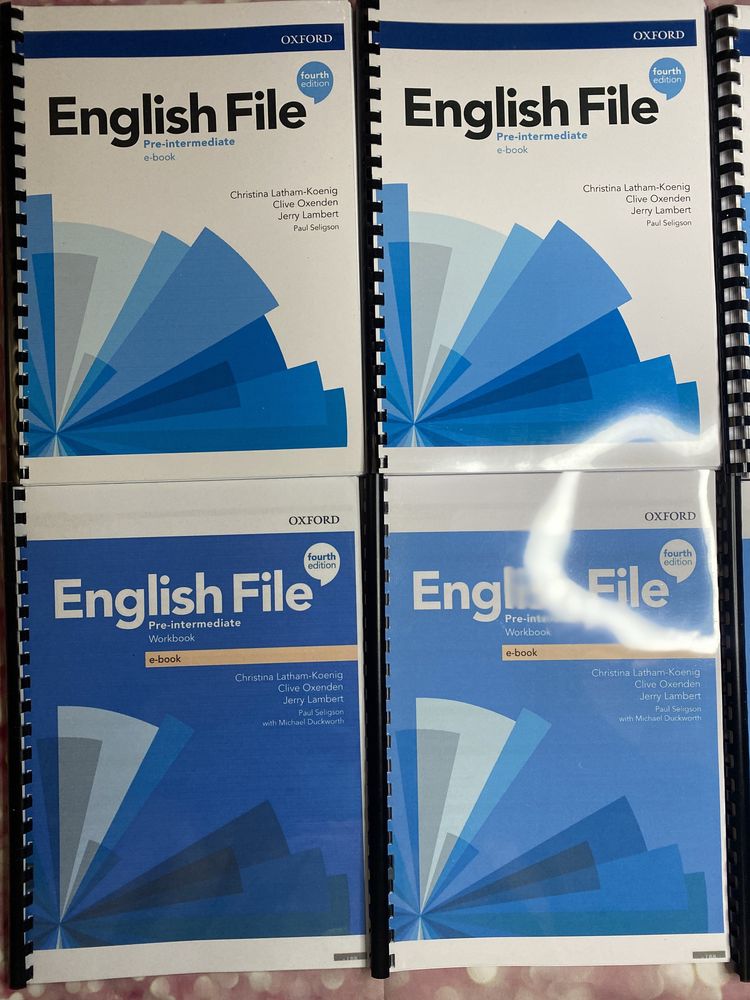 English file (Pre intermediate 4th edition) Student’s book Workbook