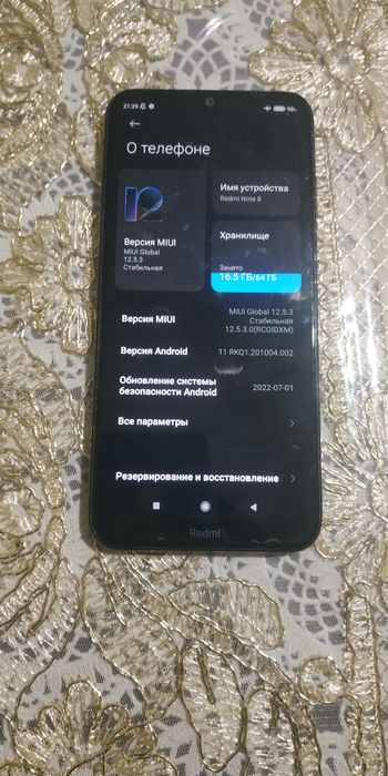 Redmi note 8 sotiladi