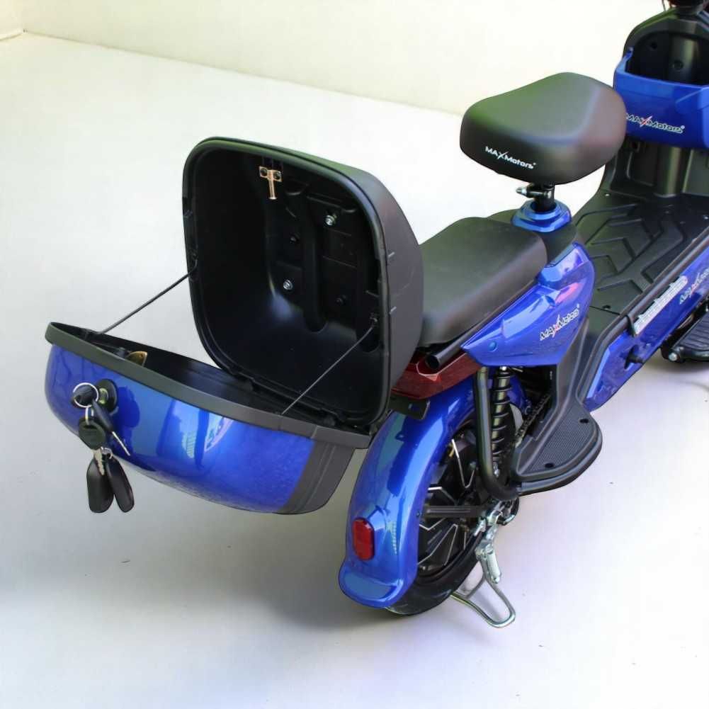 Електрически скутер с педали MaxMotors EBZ 14 500W/48V/12Ah - BLUE
