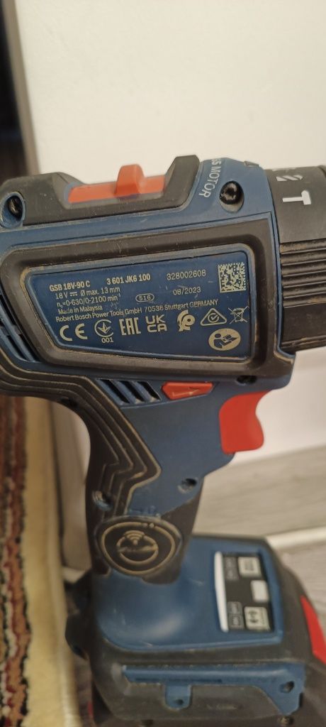 Filetata Bosch GSB 18V-90C și Wurth BS 18A EC Compact