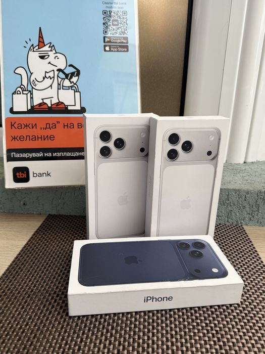 1TB*НОВ*ЛИЗИНГ*iPhone 17 Pro Max 134лв/м*SILVER/Deep Blue*17 про макс