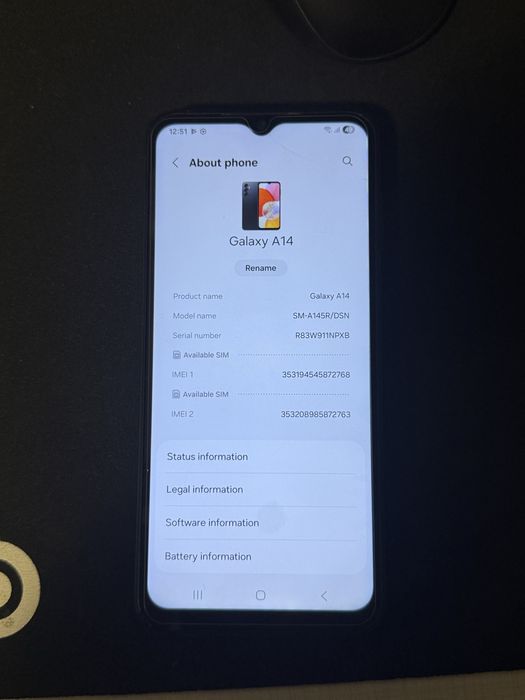 Samsung A14 64gb liber de retea
