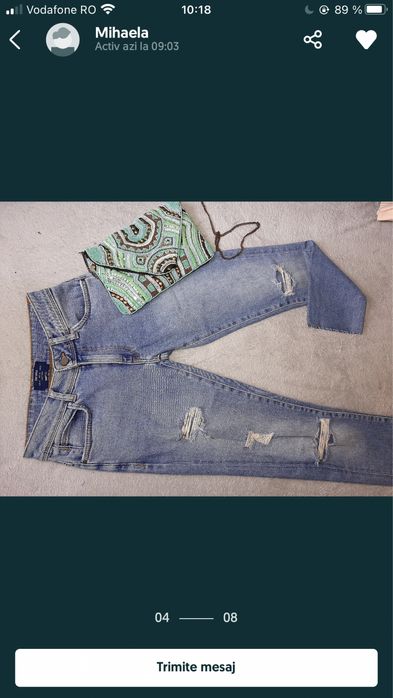 Blugi Bershka masura xs