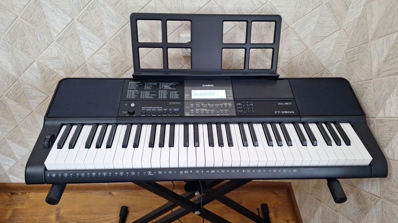 CASIO. CT-X800+Стойка.Новое электронное пианино