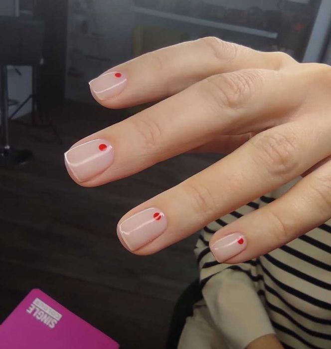 Маникюр с гел лак