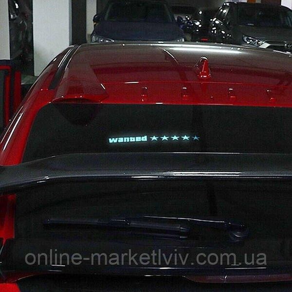 Наклейка на авто WANTED
