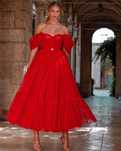 Rochie de seara roșie marime S (nu Cristalini, ML