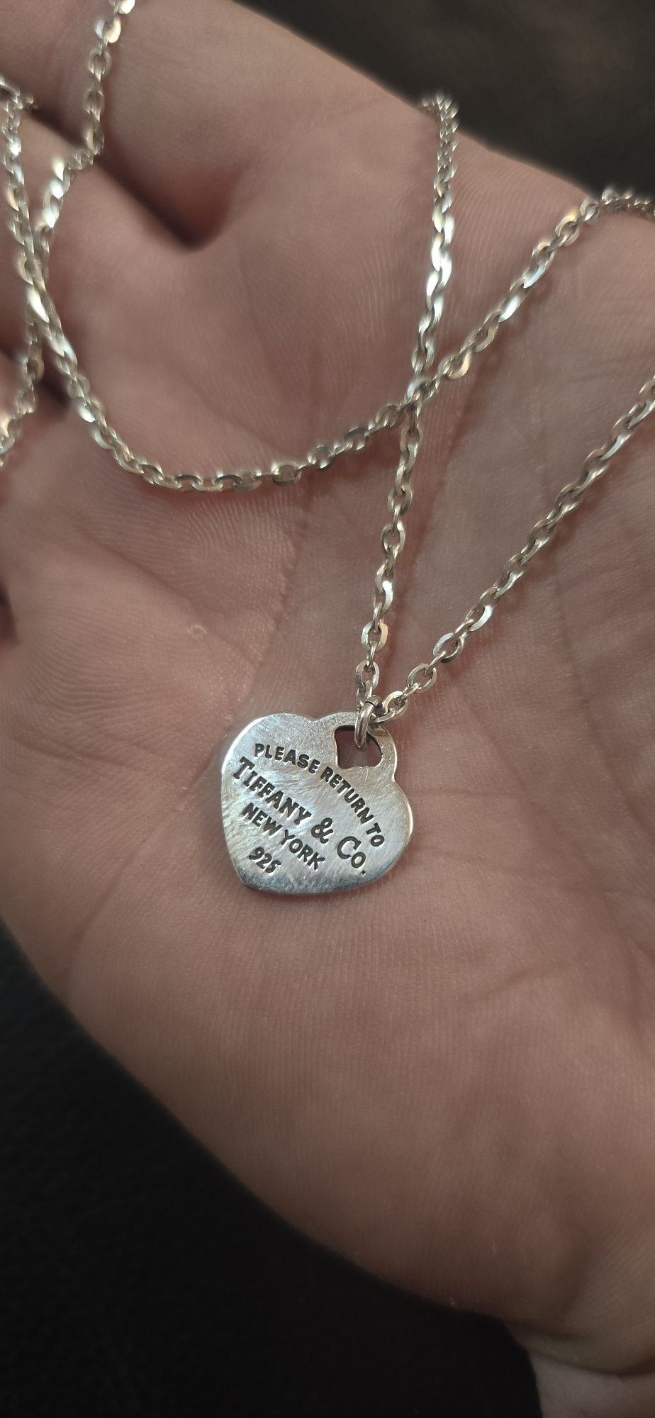 Colier Tiffany&co originală argint