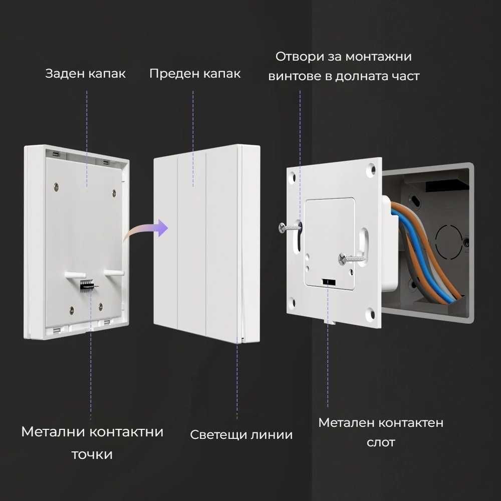 Avatto TS60 ZigBee – Смарт ключ за осветление