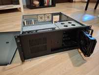 Carcasa Server 4U Inter-Tech 4088-S + Adaptor 4 x 3.5" cu ventilator